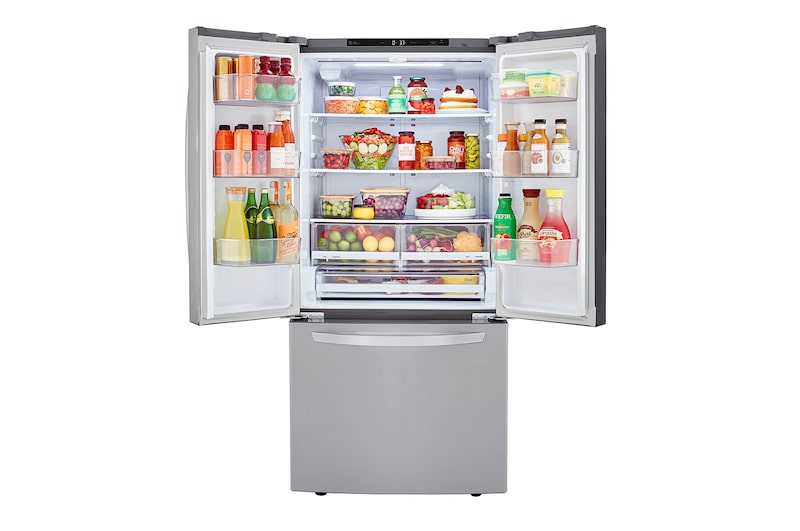 LG 33'' Smudge Resistant French Door Refrigerator with Smart Cooling™ Plus, LRFCS2503S