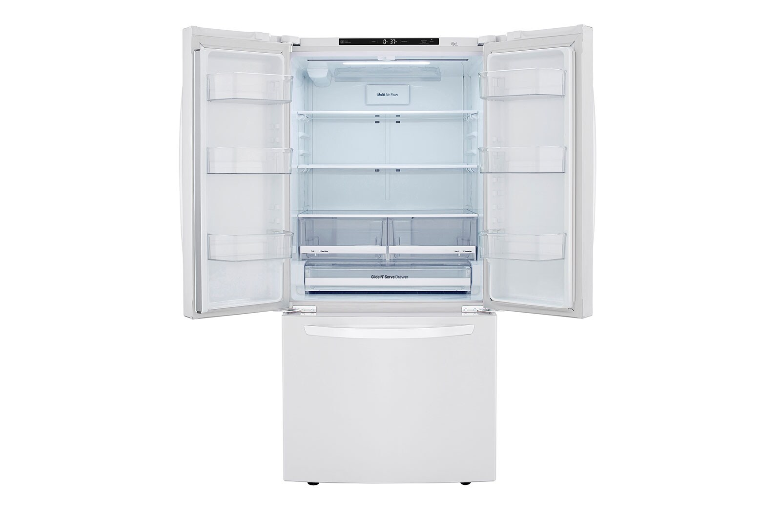 LG 33'' French Door Refrigerator with Smart Cooling™ Plus, LRFCS2503W