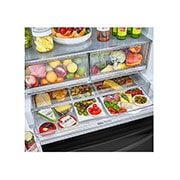 LG 36'' French Door Refrigerator with ThinQ® Technology with Water and Ice Dispenser, LRFDS3016M