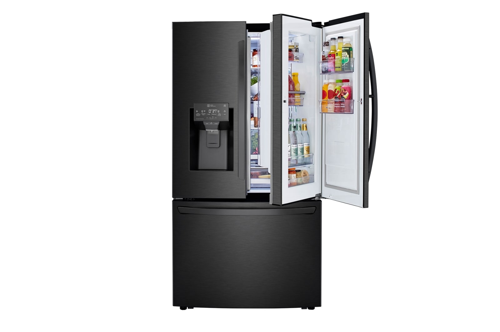 LG 36'' French Door Refrigerator with ThinQ® Technology with Water and Ice Dispenser, LRFDS3016M