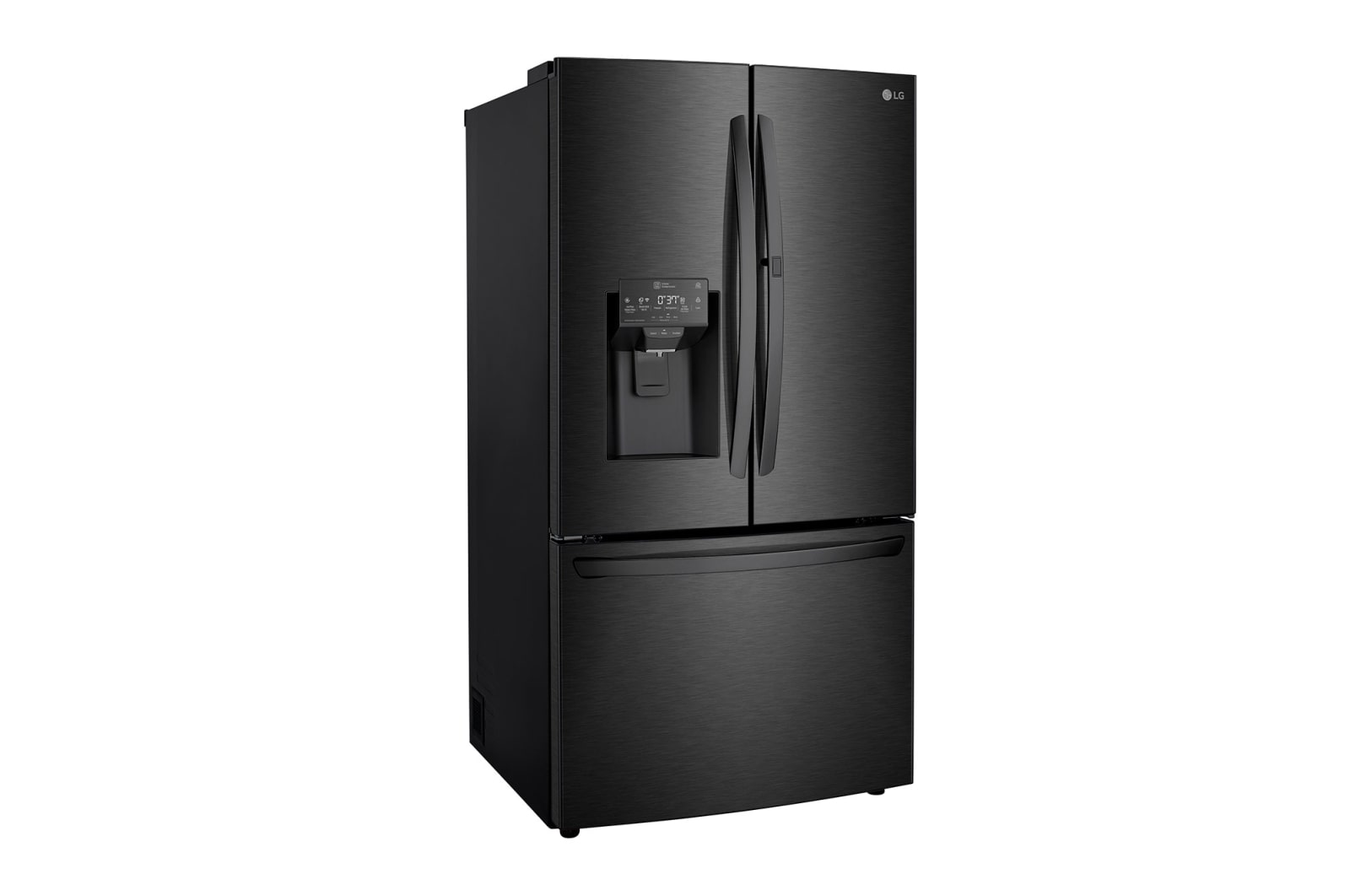LG 36'' French Door Refrigerator with ThinQ® Technology with Water and Ice Dispenser, LRFDS3016M
