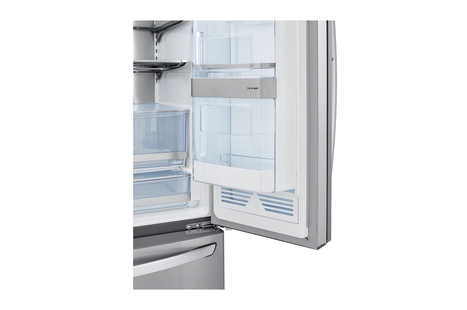 LG 30 cu.ft. Door-In-Door® Refrigerator with Craft Ice™, LRFDS3016S