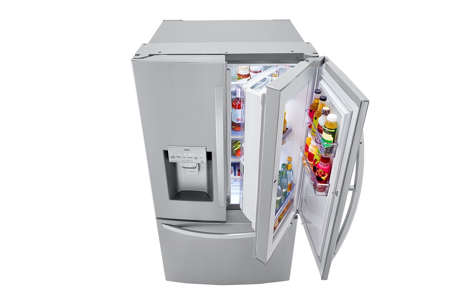 LG 30 cu.ft. Door-In-Door® Refrigerator with Craft Ice™, LRFDS3016S
