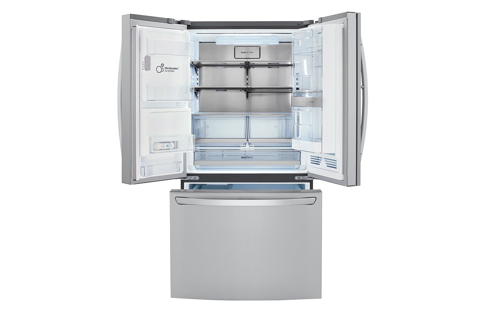 LG 30 cu.ft. Door-In-Door® Refrigerator with Craft Ice™, LRFDS3016S