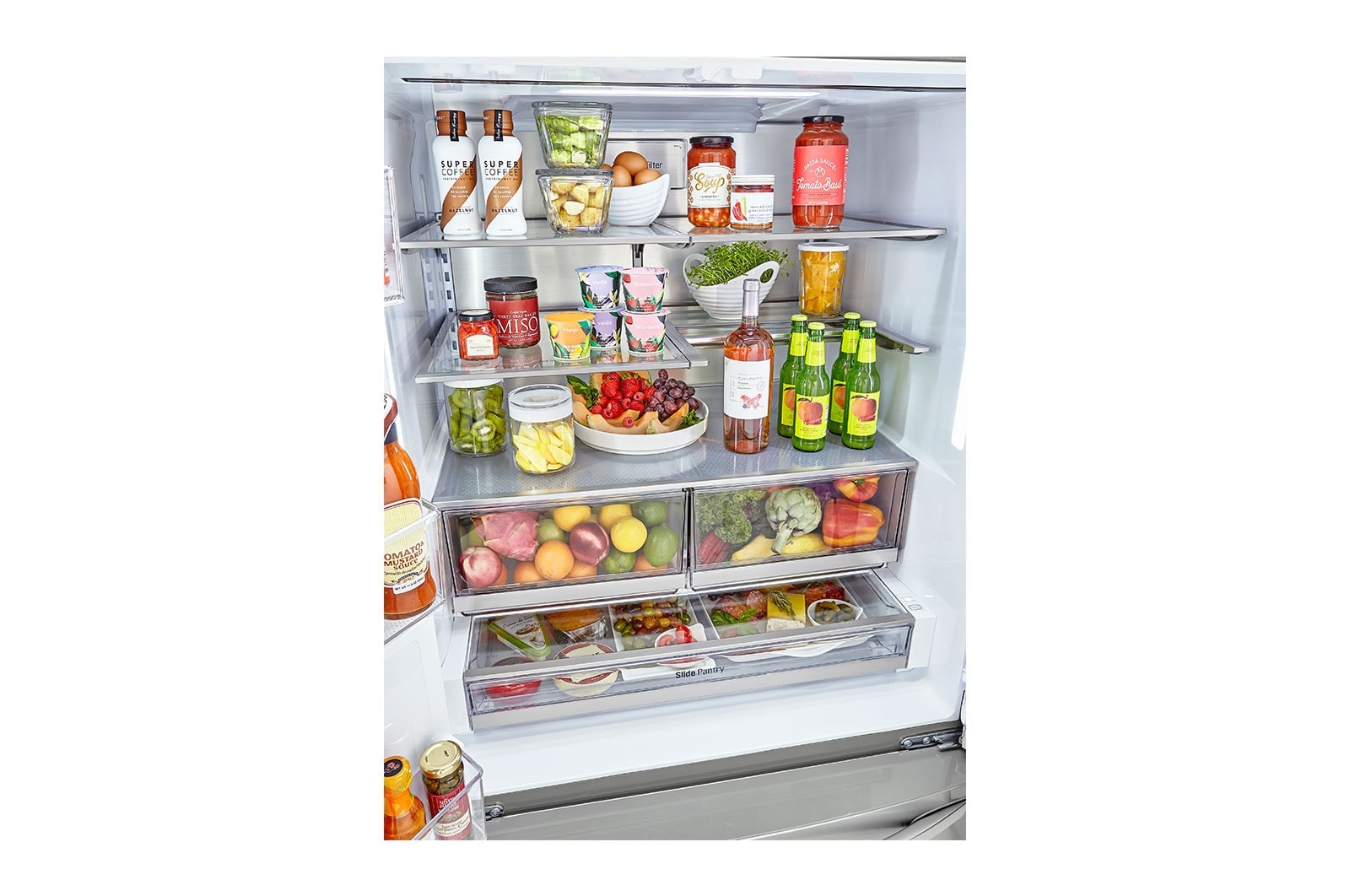 LG 30 cu.ft. Door-In-Door® Refrigerator with Craft Ice™, LRFDS3016S
