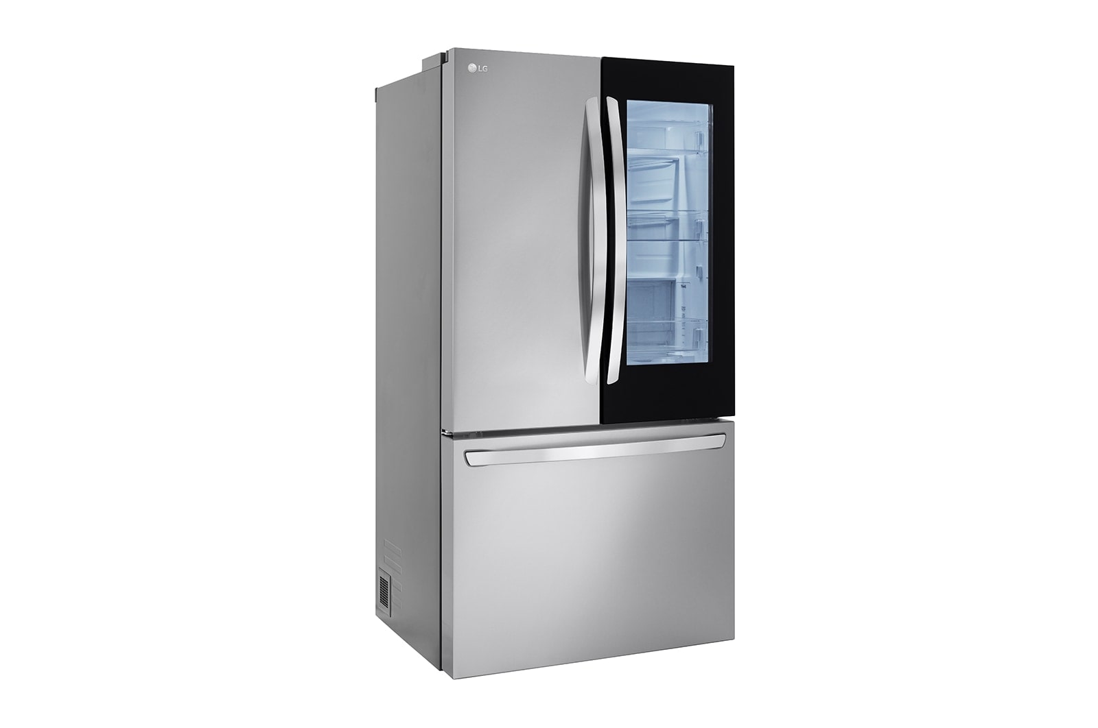 LG 36" 27 cu.ft. InstaView® Counter-Depth MAX™ French 3-Door Refrigerator | Internal Water Dispenser | Ice Maker, LRFGC2706S