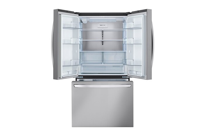 LG 36" 27 cu.ft. Counter-Depth MAX® French 3-Door Refrigerator | Internal Water Dispenser | Ice Maker, LRFLC2706S