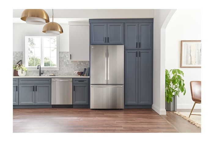 LG 36" 27 cu.ft. Counter-Depth MAX® French 3-Door Refrigerator | Internal Water Dispenser | Ice Maker, LRFLC2706S