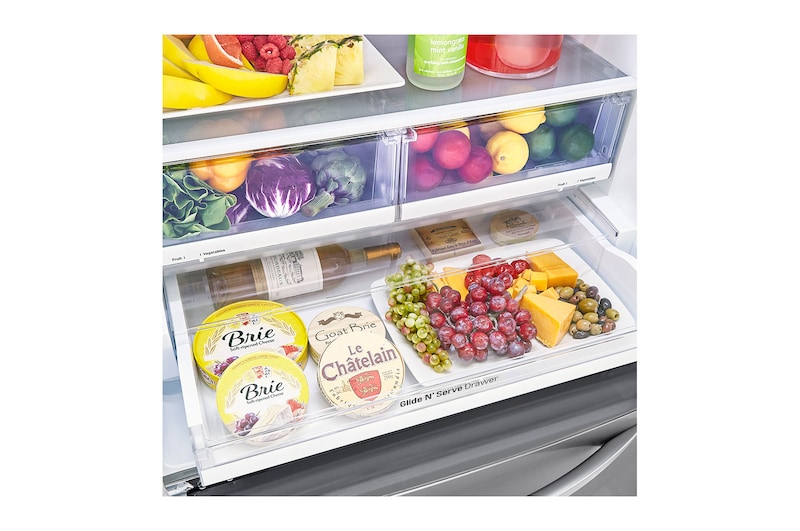LG 33" French Door Refrigerator with Multi-Air Flow, LRFNS2503V