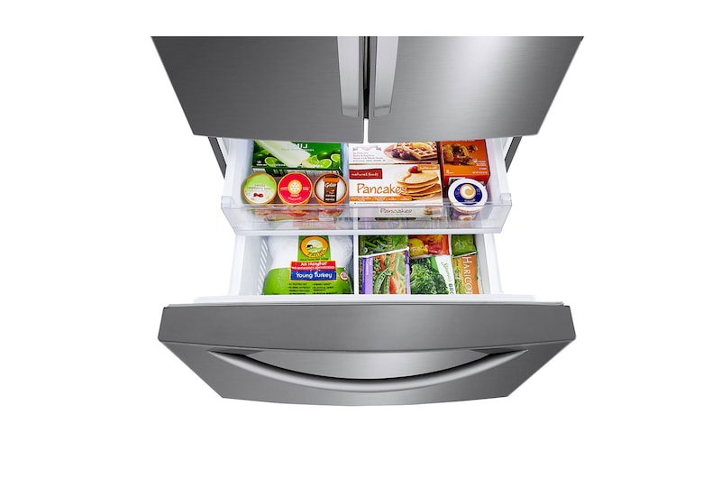 LG 33" French Door Refrigerator with Multi-Air Flow, LRFNS2503V