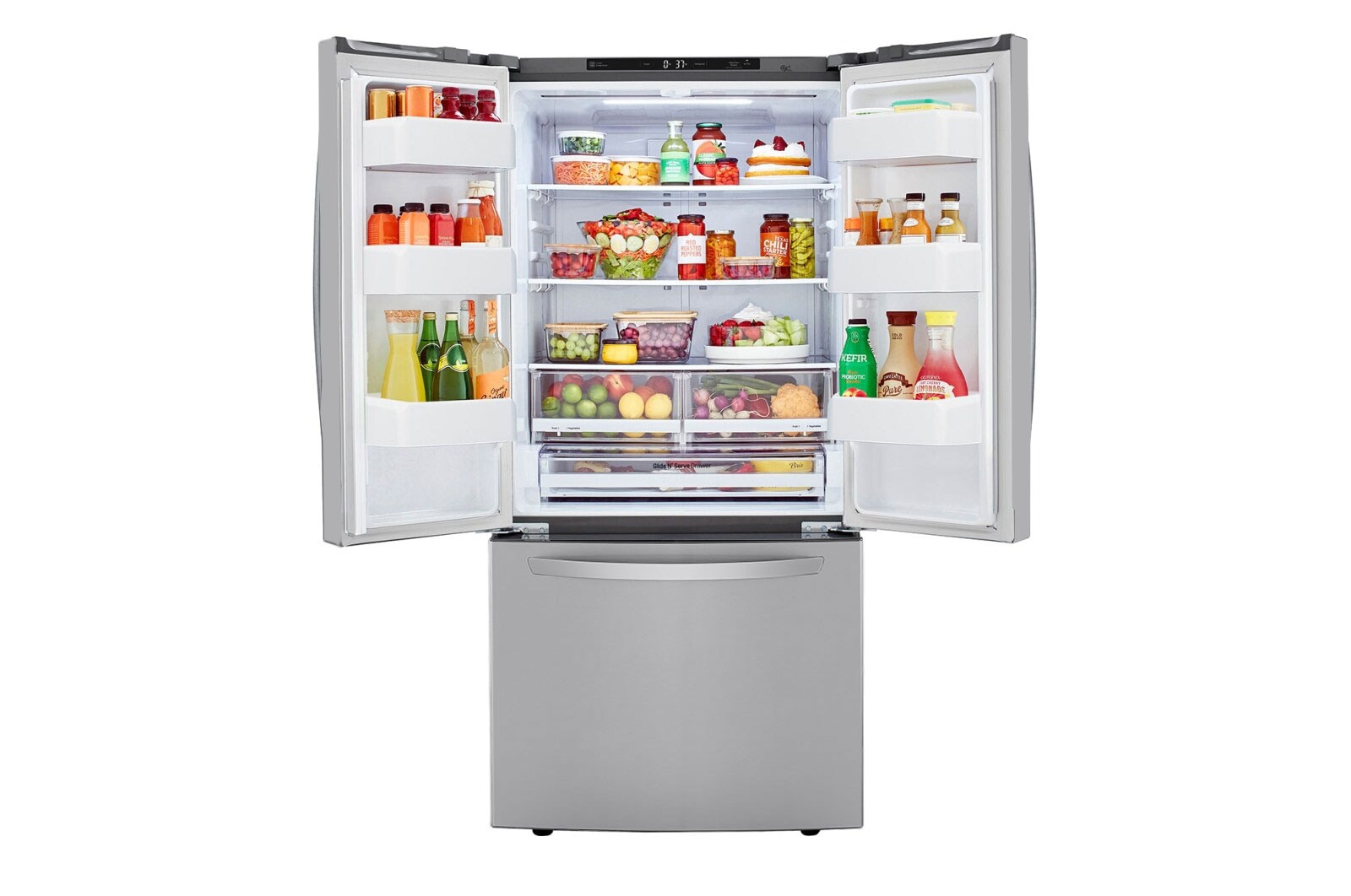 LG 33" French Door Refrigerator with Multi-Air Flow, LRFNS2503V