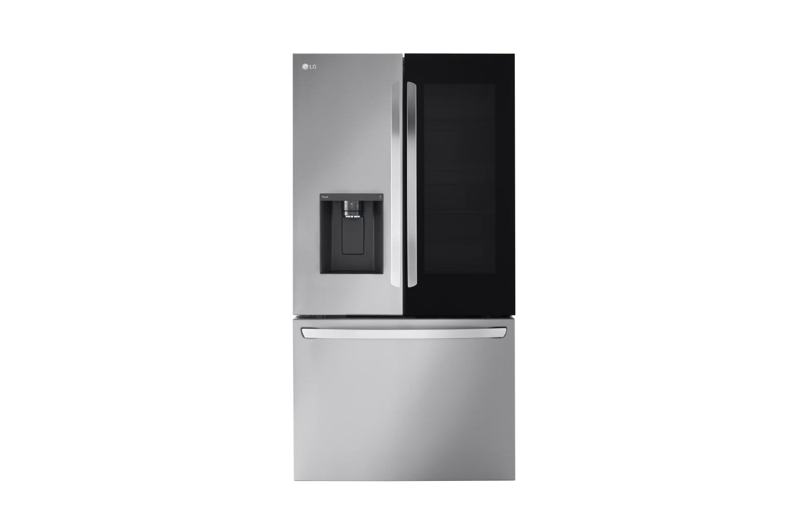 LG 26 cu.ft. InstaView™ Counter-Depth MAX™ French Door Refrigerator, LRFOC2606S