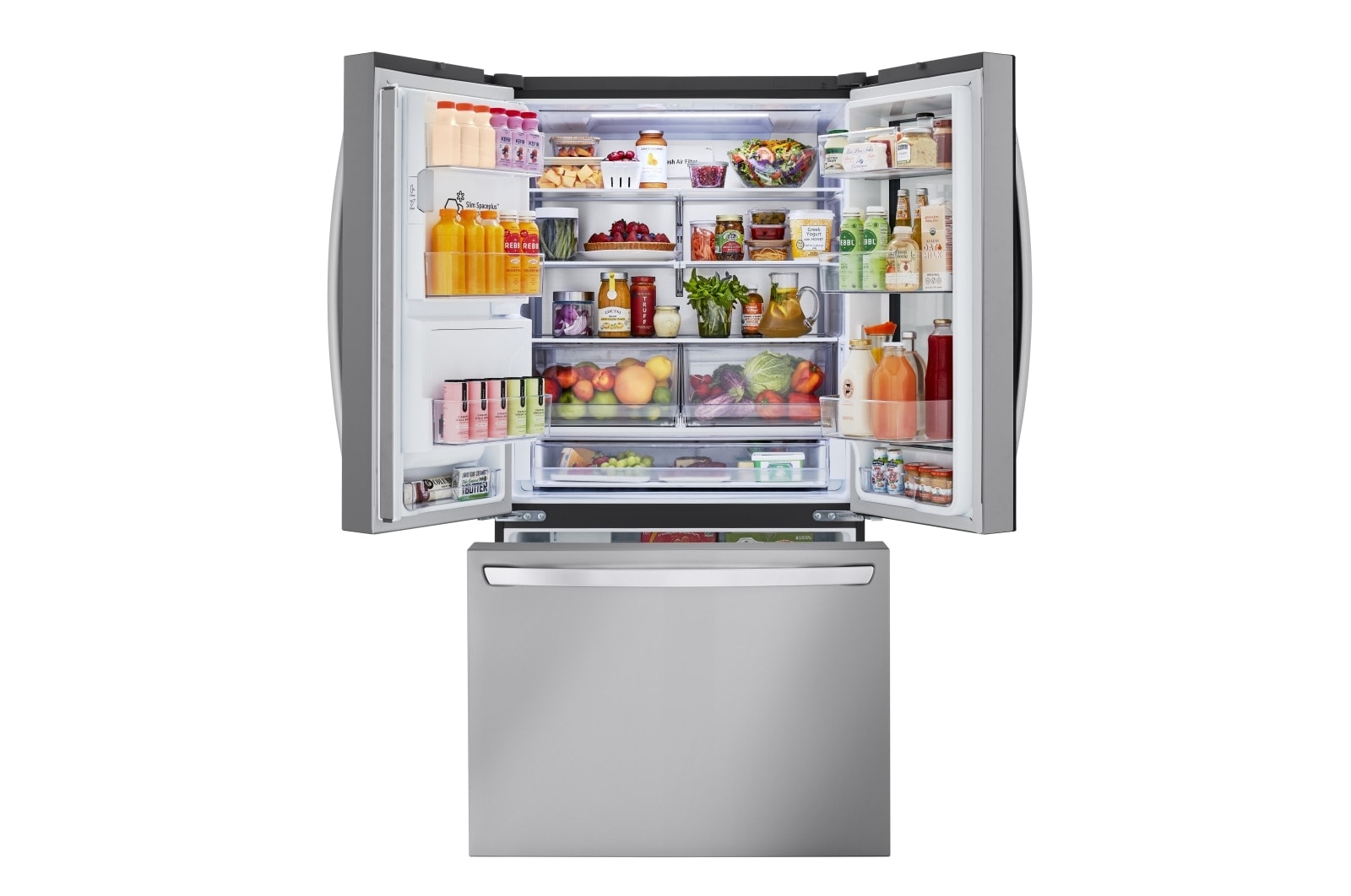 LG 26 cu.ft. InstaView™ Counter-Depth MAX™ French Door Refrigerator, LRFOC2606S