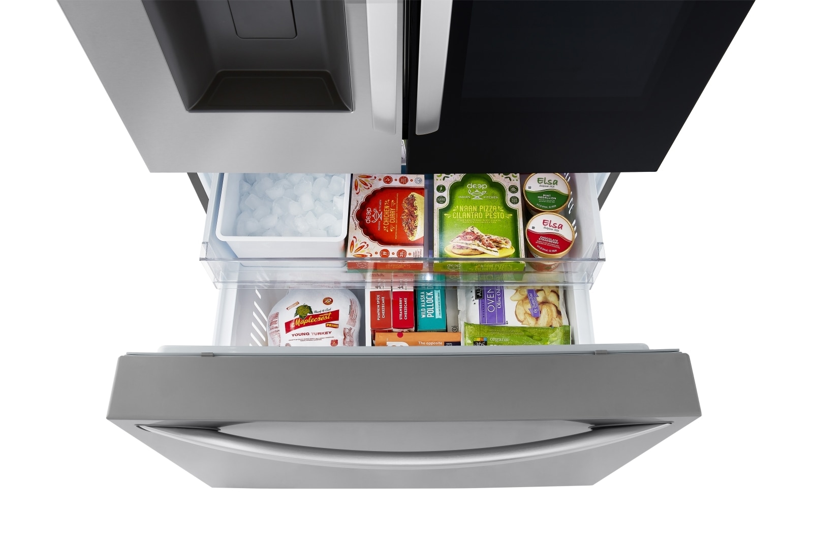 LG 26 cu.ft. InstaView™ Counter-Depth MAX™ French Door Refrigerator, LRFOC2606S