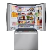 LG 26 cu.ft. InstaView™ Counter-Depth MAX™ French Door Refrigerator, LRFOC2606S