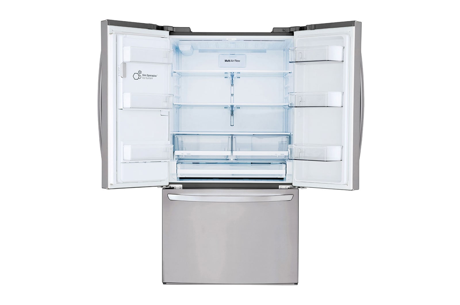 Front open without food