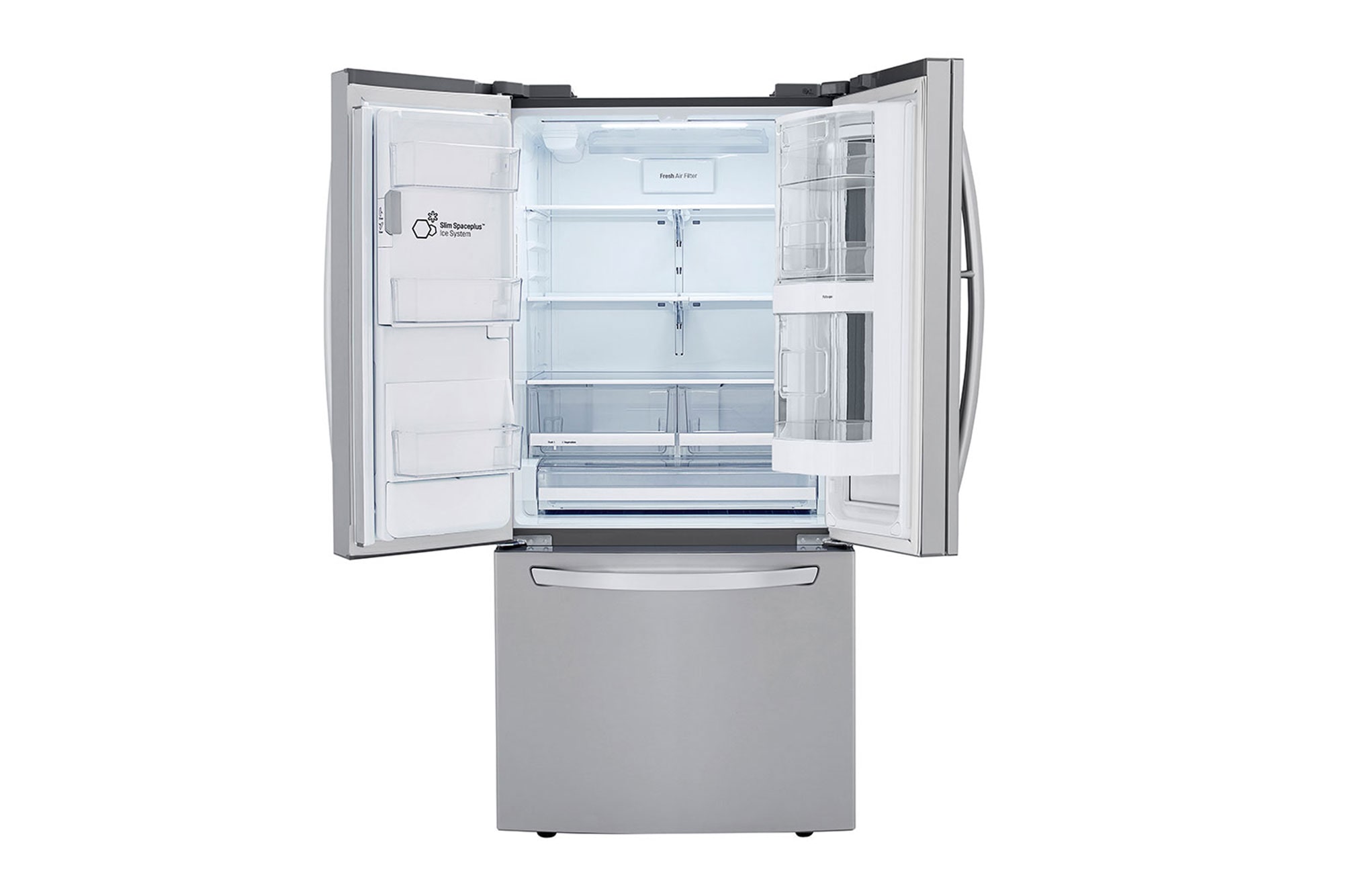 LG 24 cu. ft. Smart InstaView® Refrigerator with Craft Ice™ Maker, LRFVS2503S