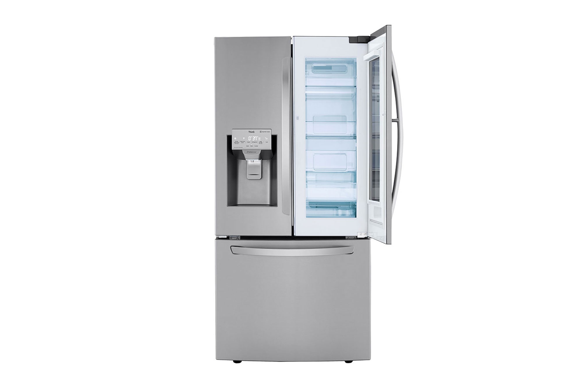 LG 24 cu. ft. Smart InstaView® Refrigerator with Craft Ice™ Maker, LRFVS2503S