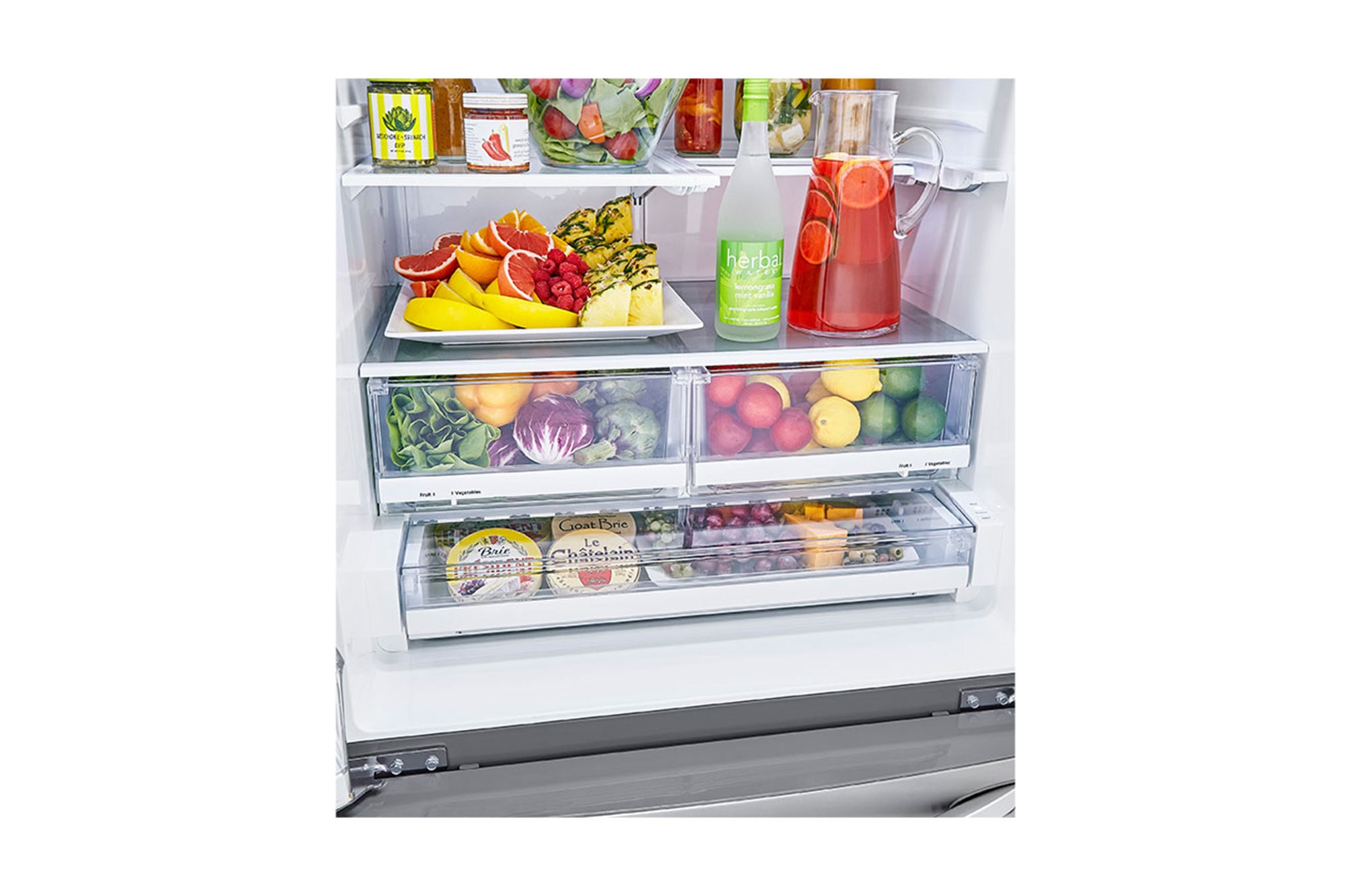 LG 24 cu. ft. Smart InstaView® Refrigerator with Craft Ice™ Maker, LRFVS2503S