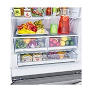 LG 24 cu. ft. Smart InstaView® Refrigerator with Craft Ice™ Maker, LRFVS2503S