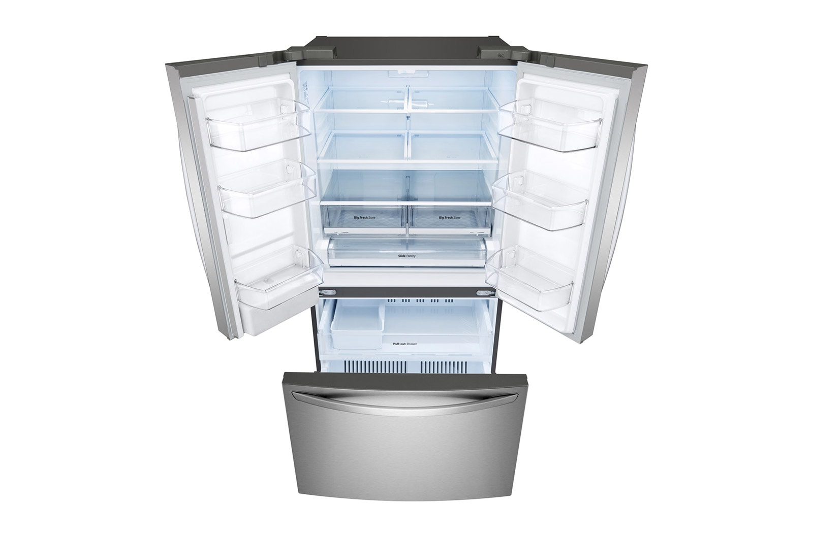 LG 36" French Door Refrigerator with Water dispenser, 29 cu.ft., LRFWS2906S