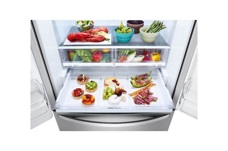 LG 36" French Door Refrigerator with Water dispenser, 29 cu.ft., LRFWS2906S