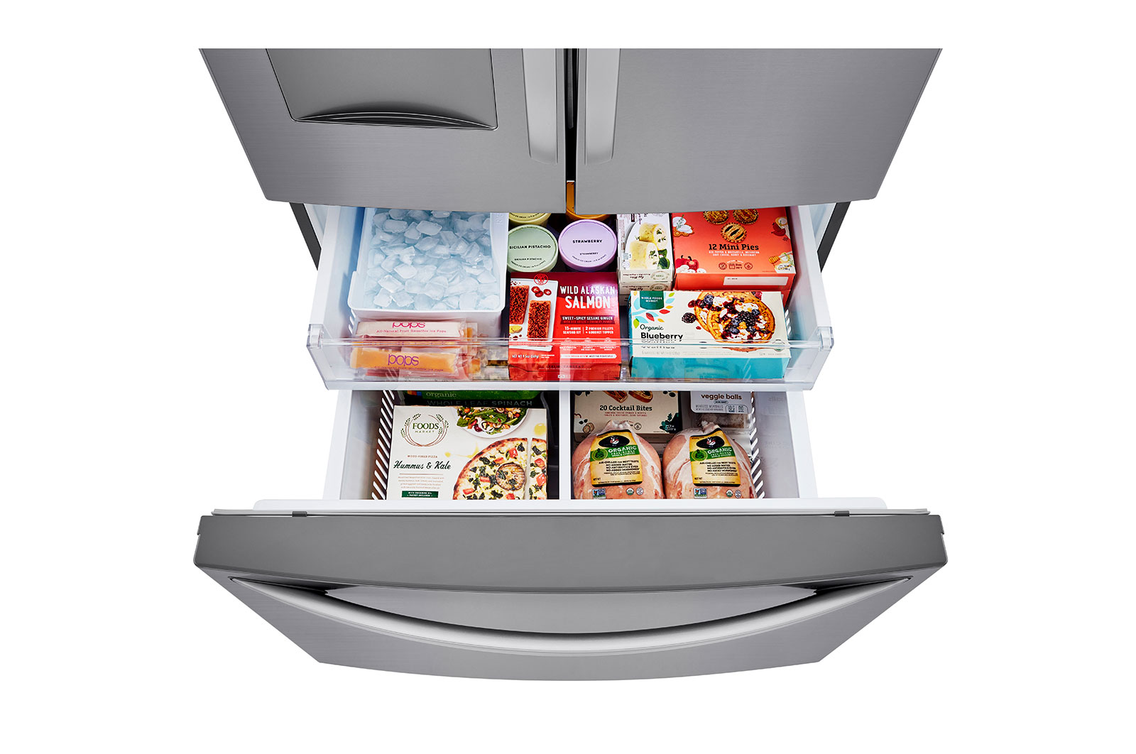 LG 36" French Door Refrigerator with Water dispenser, 29 cu.ft., LRFWS2906V