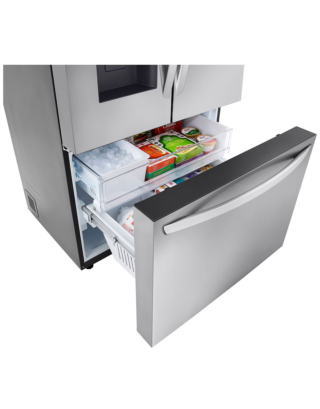 31 cu. ft. French 3-Door, Standard-Depth MAX™ Refrigerator with Dual ...