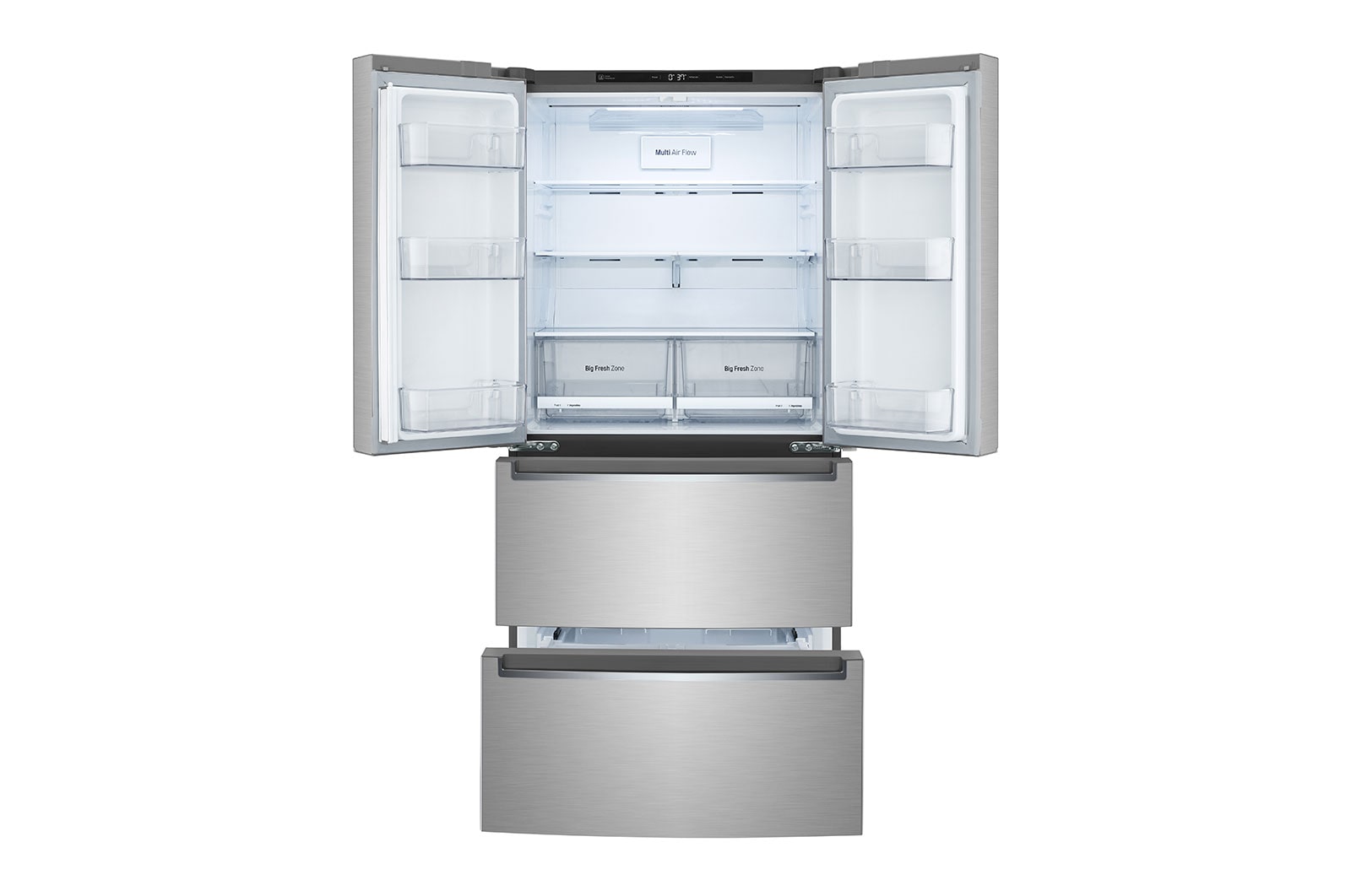 LG 33" 18 cu.ft. Counter-Depth French 4-Door Refrigerator, LRMNC1803S