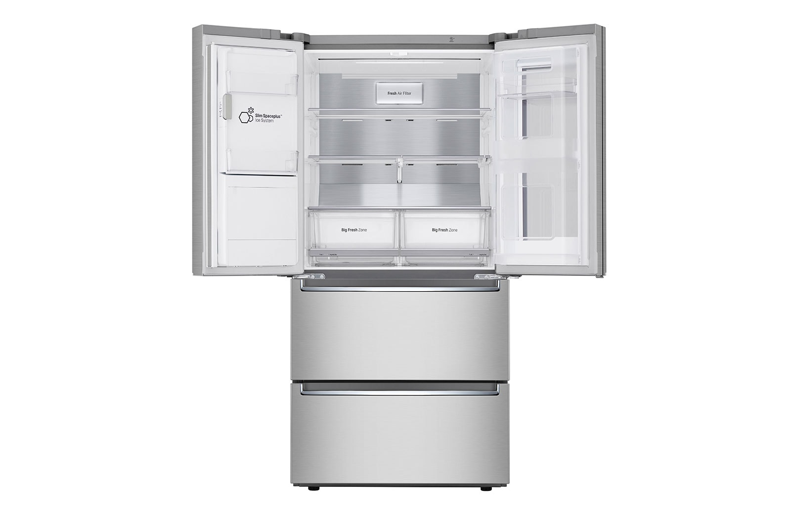 LG 33'' Counter Depth 4-Door Refrigerator, 18.3 cu.ft., LRMVC1803S