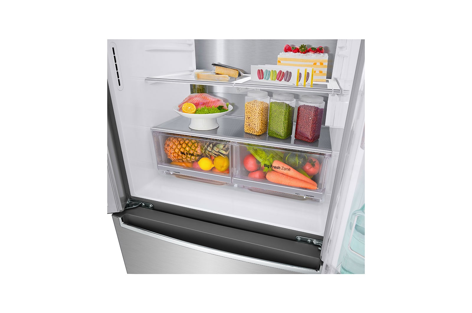 LG 33'' Counter Depth 4-Door Refrigerator, 18.3 cu.ft., LRMVC1803S