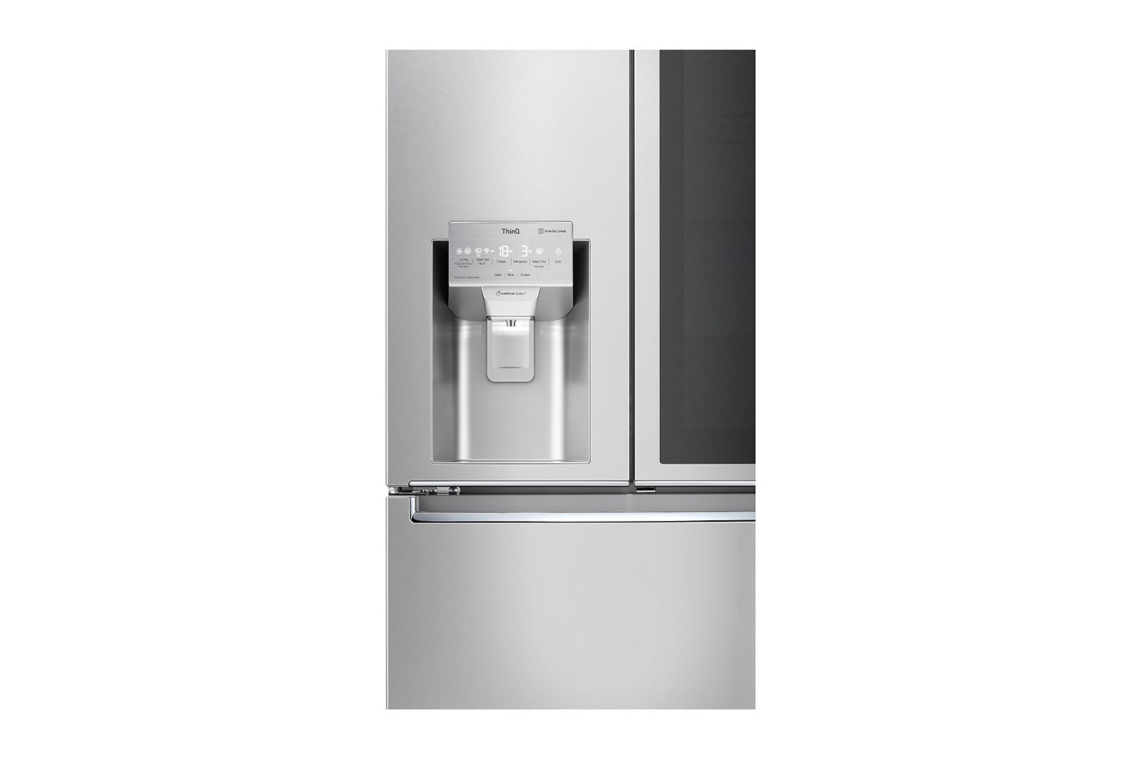 LG 33'' Counter Depth 4-Door Refrigerator, 18.3 cu.ft., LRMVC1803S