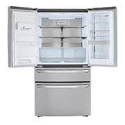 LG 30 cu.ft. InstaView ThinQ® Door-in-Door® Refrigerator with Craft Ice™, LRMVS3006S