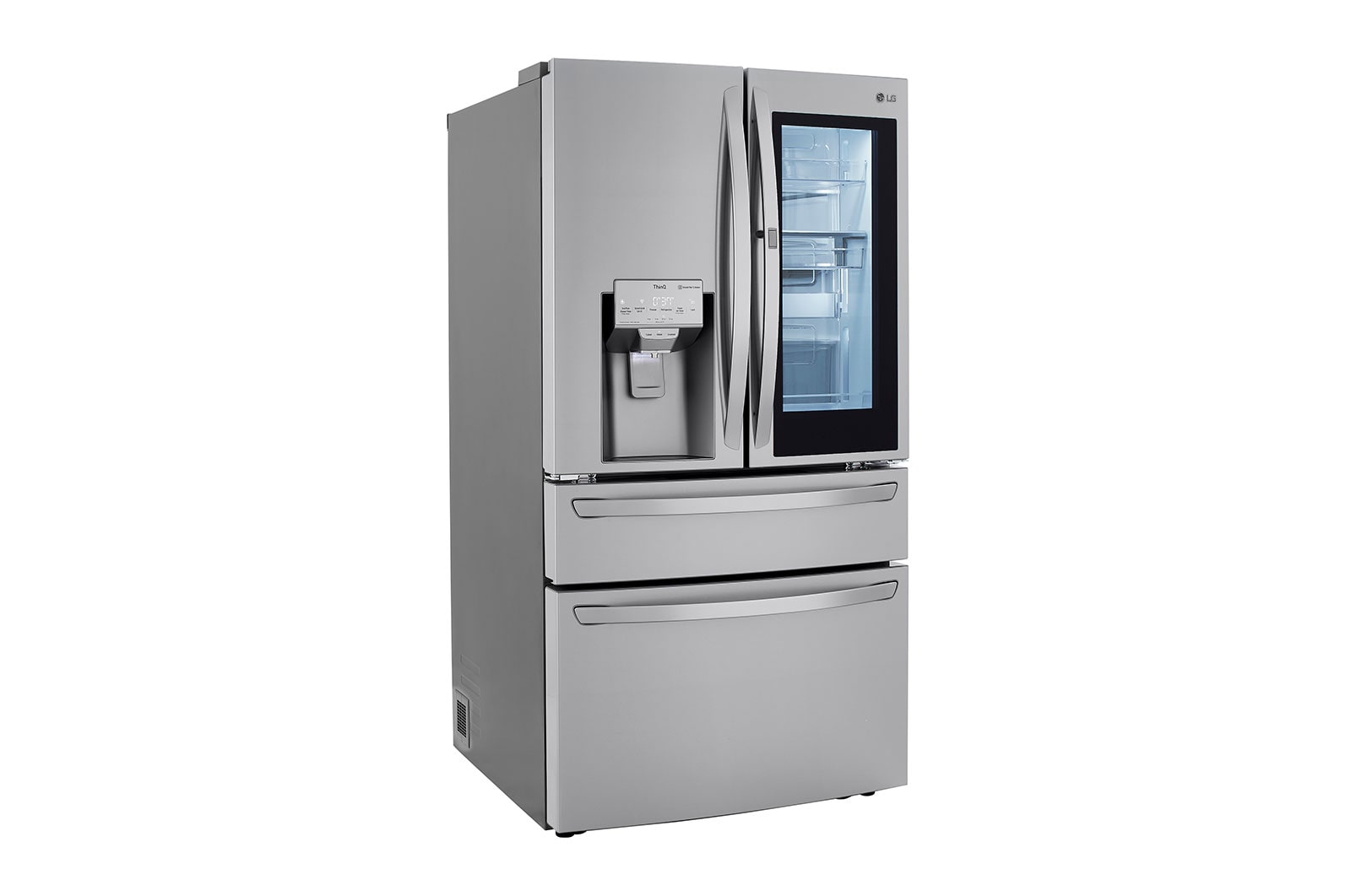 LG 30 cu.ft. InstaView ThinQ® Door-in-Door® Refrigerator with Craft Ice™, LRMVS3006S