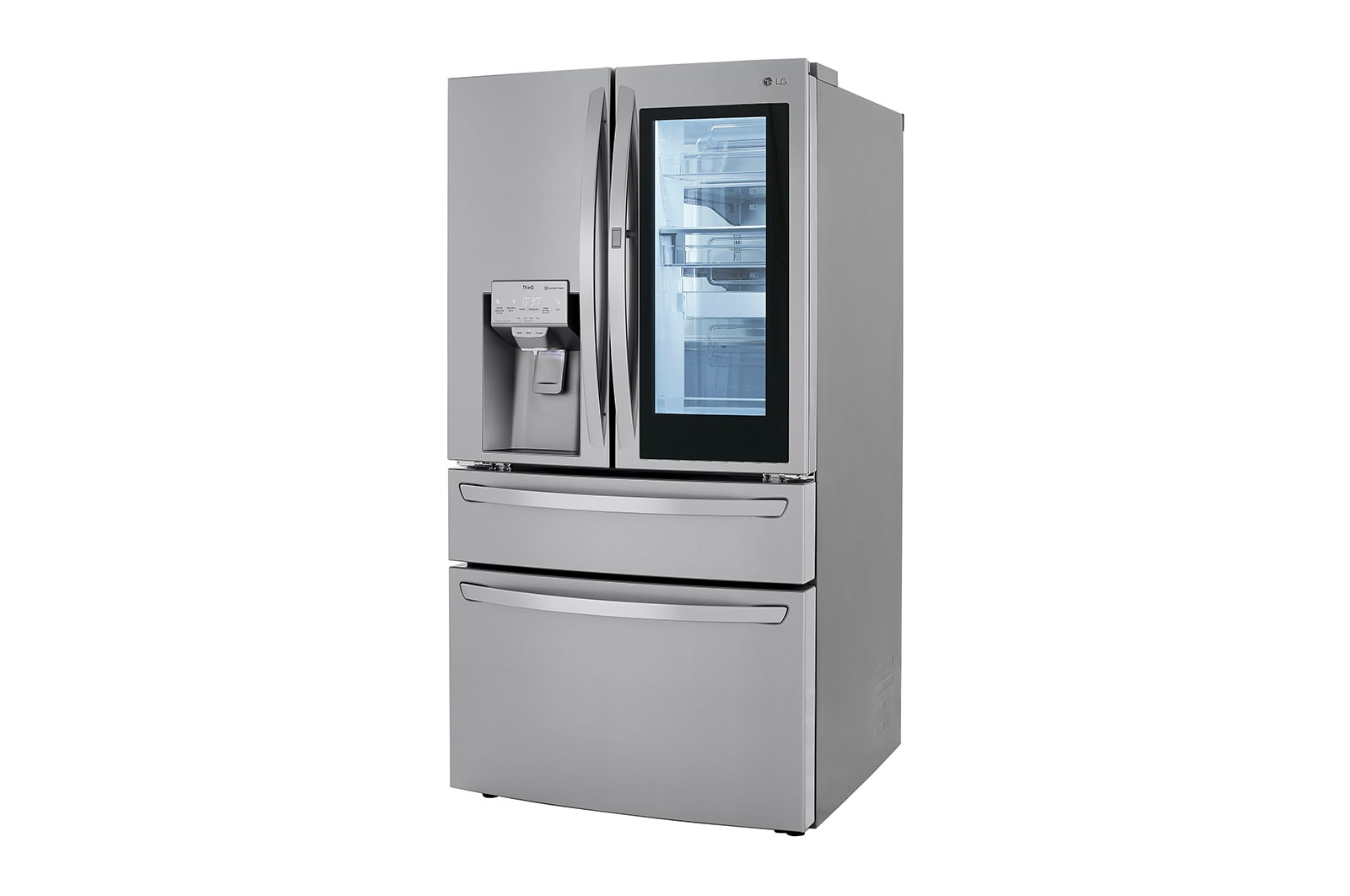 LG 30 cu.ft. InstaView ThinQ® Door-in-Door® Refrigerator with Craft Ice™, LRMVS3006S