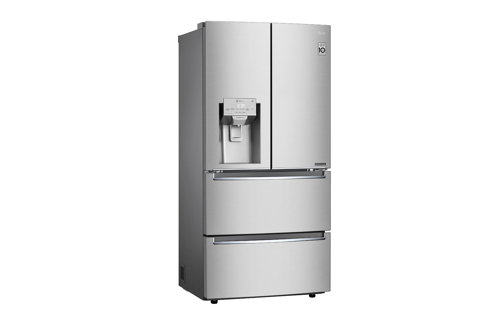 LG 33" 18 cu.ft. Counter-Depth French 4-Door Refrigerator | Ice & Water Dispenser |, LRMXC1803S