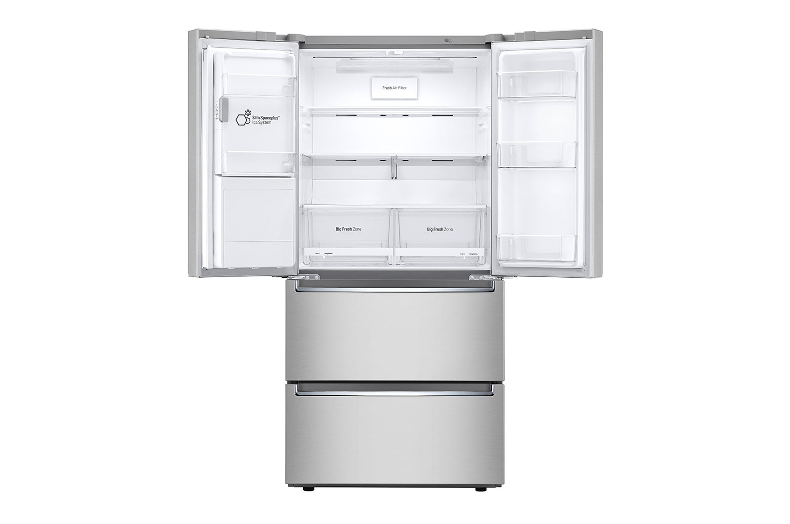 LG 33" 18 cu.ft. Counter-Depth French 4-Door Refrigerator | Ice & Water Dispenser |, LRMXC1803S