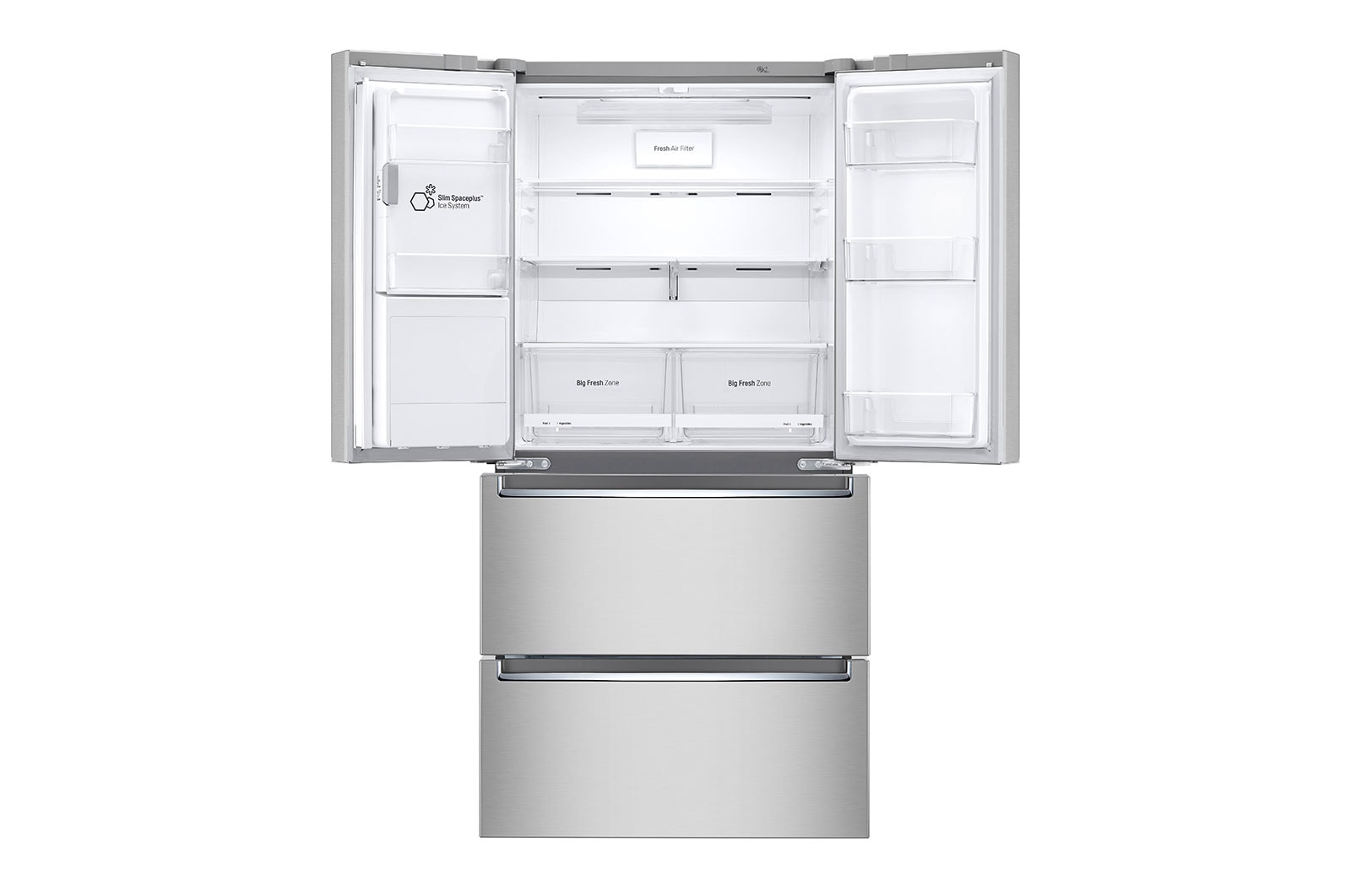 LG 33" 18 cu.ft. Counter-Depth French 4-Door Refrigerator | Ice & Water Dispenser |, LRMXC1803S