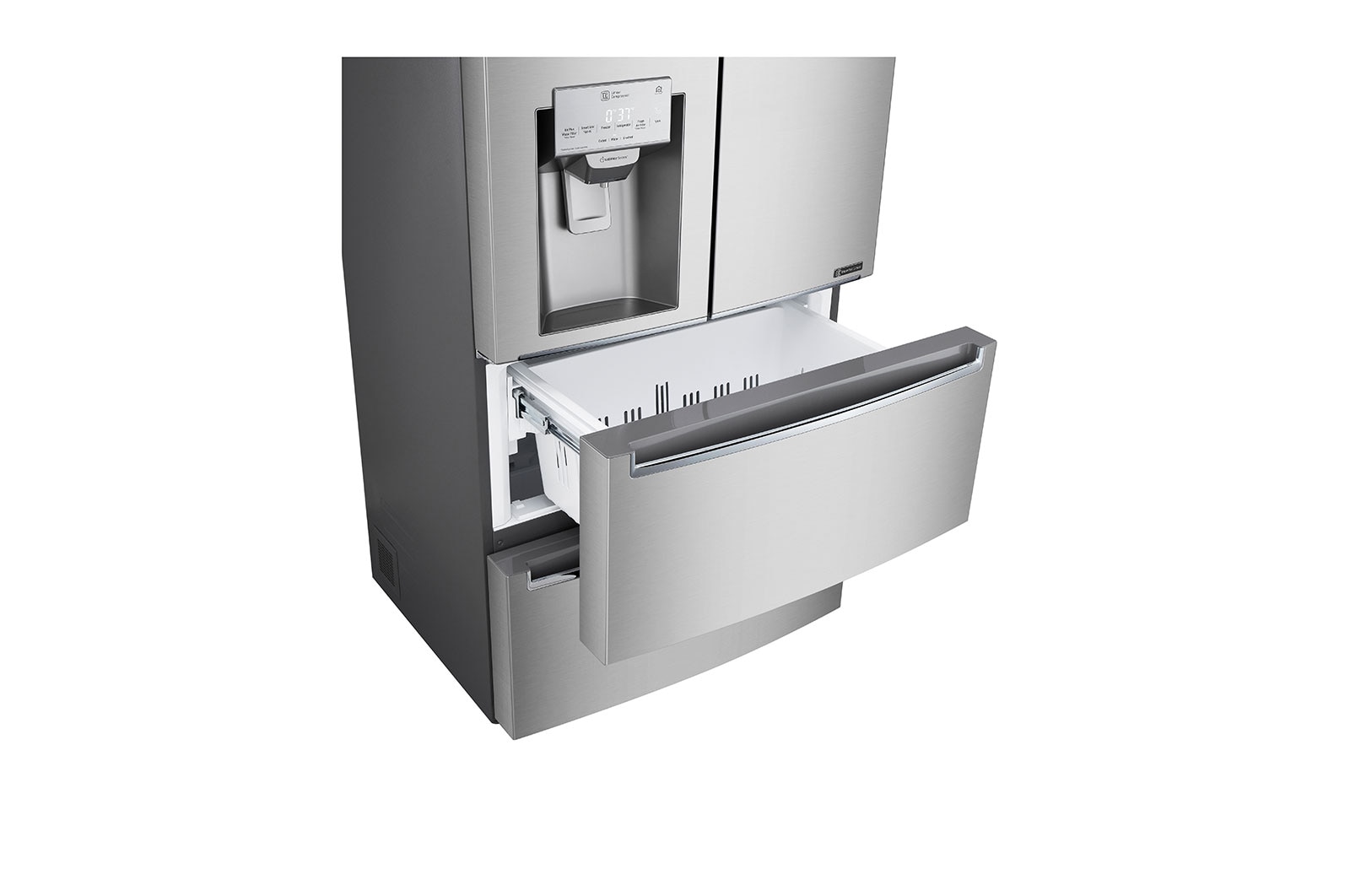 LG 33" 18 cu.ft. Counter-Depth French 4-Door Refrigerator | Ice & Water Dispenser |, LRMXC1803S