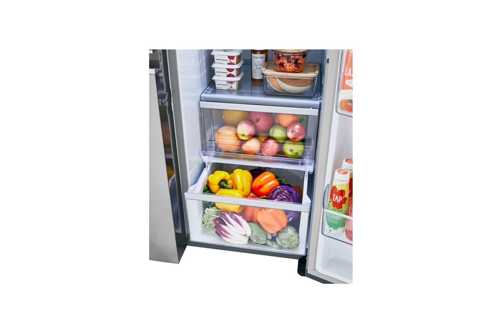 LG 27 cu. ft. Side-By-Side InstaView™ Door-in-Door® Refrigerator, LRSES2706V