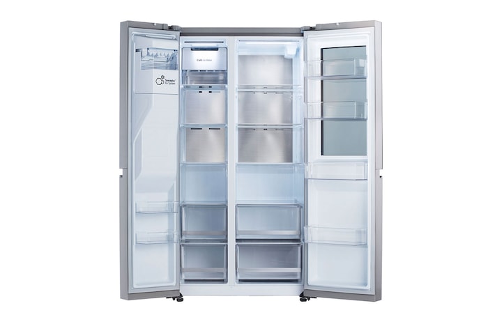 LG 36" 27 cu.ft. InstaView® Standard-Depth Side by Side Refrigerator | Ice & Water Dispenser | Dual Ice Maker with Craft Ice®, LRSOS2706S