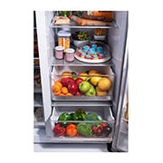 LG 36" 27 cu.ft. InstaView® Standard-Depth Side by Side Refrigerator | Ice & Water Dispenser | Dual Ice Maker with Craft Ice®, LRSOS2706S