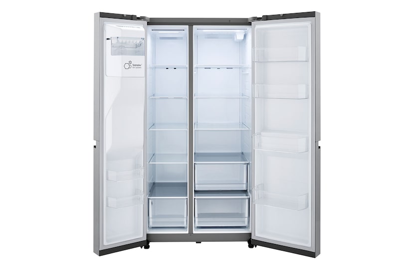 LG 27 cu.ft. Side by Side Refrigerator with Smooth Touch Dispenser, LRSXS2706V