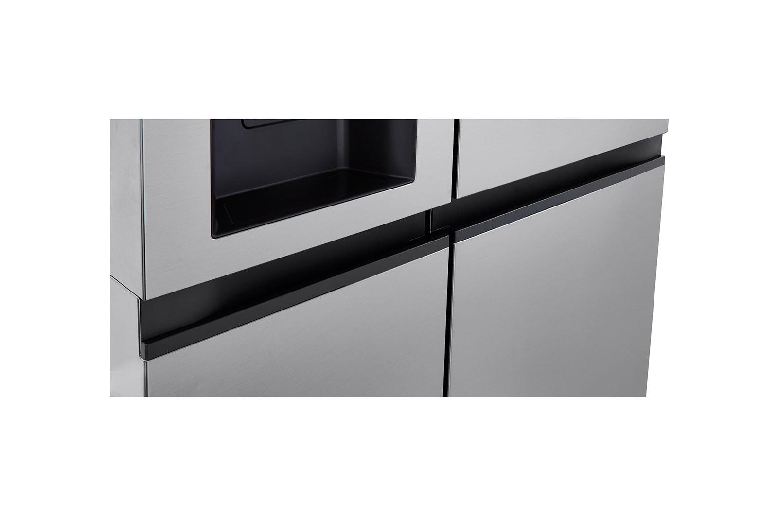 LG 27 cu.ft. Side by Side Refrigerator with Smooth Touch Dispenser, LRSXS2706V