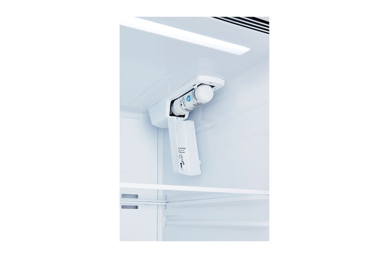 LG 27 cu.ft. Side by Side Refrigerator with Smooth Touch Dispenser, LRSXS2706V