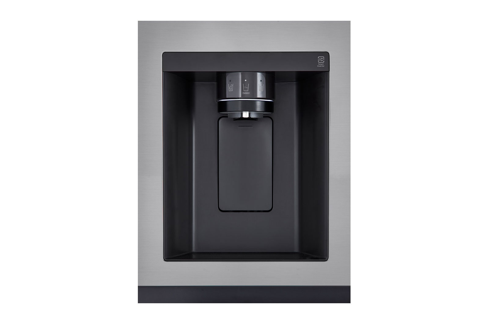 LG 27 cu.ft. Side by Side Refrigerator with Smooth Touch Dispenser, LRSXS2706V