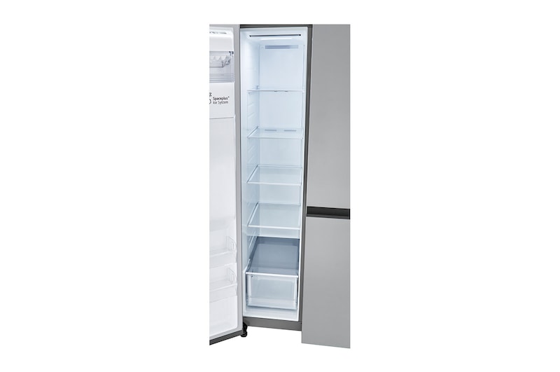 LG 27 cu.ft. Side by Side Refrigerator with Smooth Touch Dispenser, LRSXS2706V