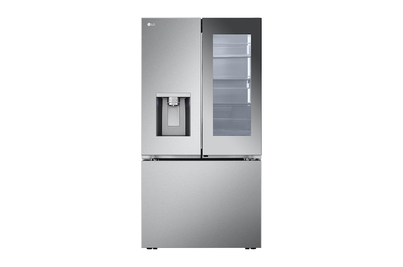 LG 36" 26 cu.ft. Mirror InstaView® Door-in-Door® Counter-Depth MAX™ French 3-Door | Ice & Water Dispenser | 4 Types of Ice with Craft Ice®, LRYKC2606S
