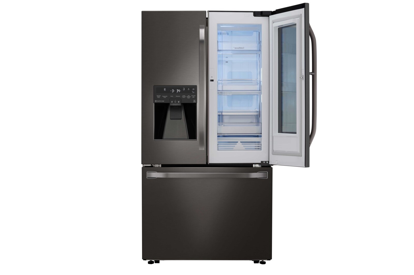 LG STUDIO - 36" InstaView Door-in-Door® Counter-Depth Refrigerator, 24 cu. ft., LSFXC2496D