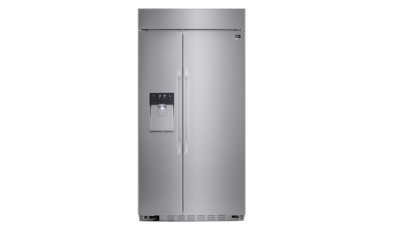 LG STUDIO- 42" Ultra-Large Capacity Side-by-Side Refrigerator with Ice & Water Dispenser, 26 cu. ft., LSSB2692ST